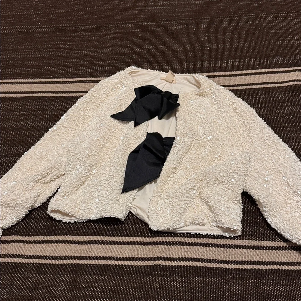 Sequin Bow Jacket